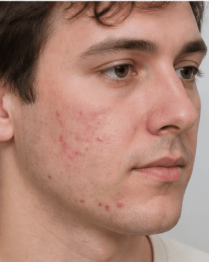 Hormonal Acne Assessment: before