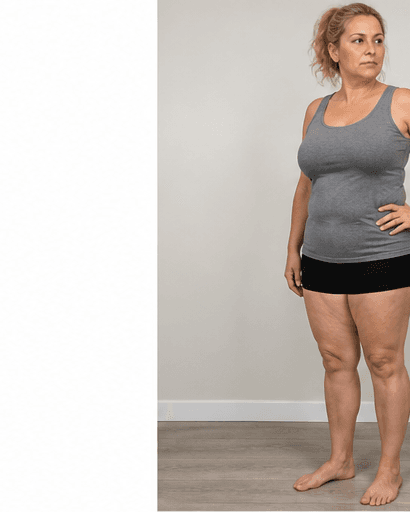 Thigh Contouring: before