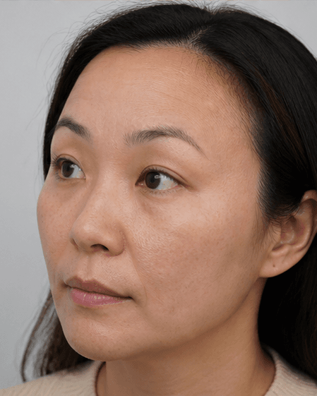 Forehead Lines: after