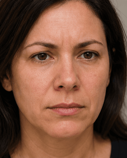 Frown Lines: after