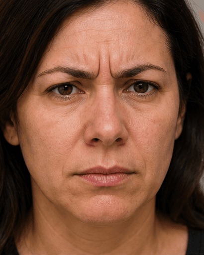 Frown Lines: before