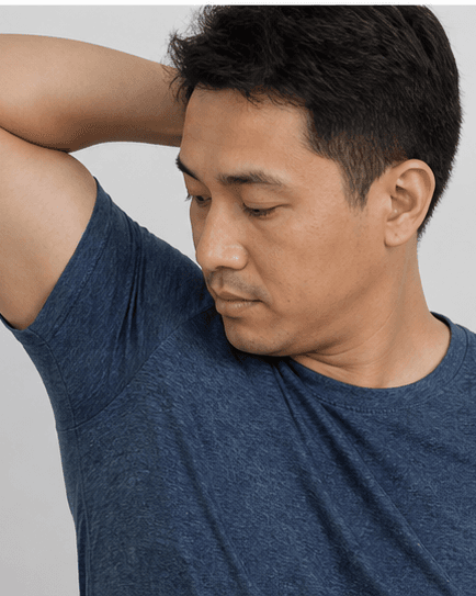 Underarm Sweat Control: after