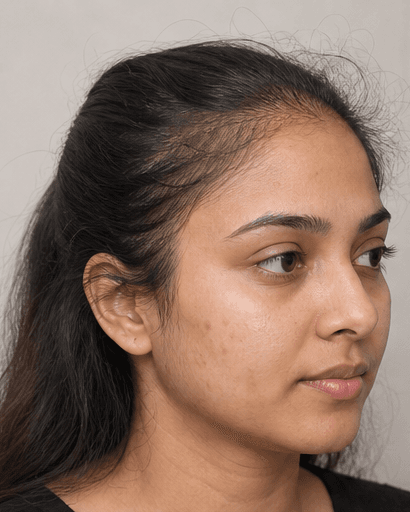 Bridal Hair Programme: before