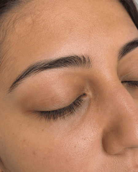 Lash Lift & Tint: before