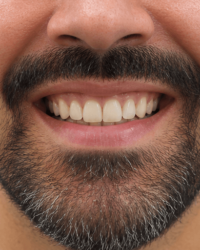 Gum Contouring: after
