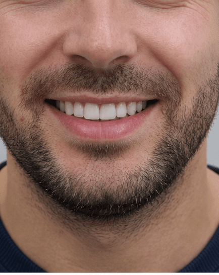 Porcelain Veneers: after