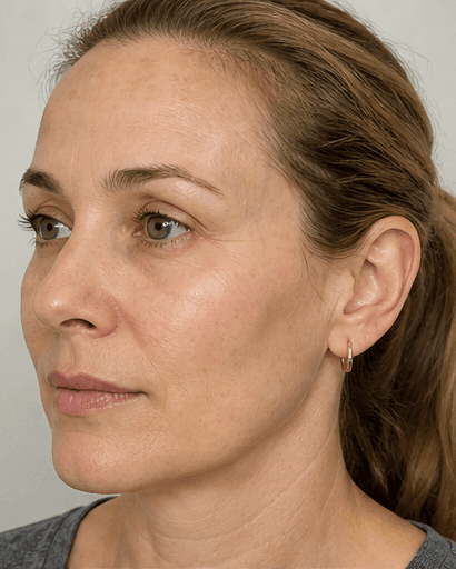 Cheekbone Definition: after