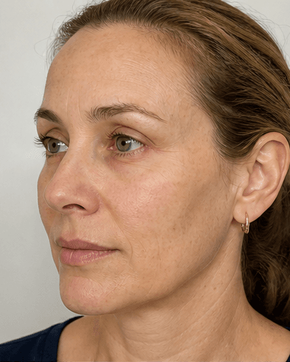 Cheekbone Definition: before