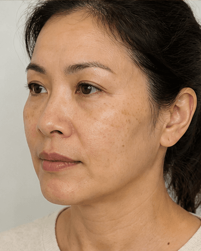 Cheekbone Definition: before