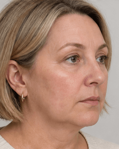 Jawline Contouring: before