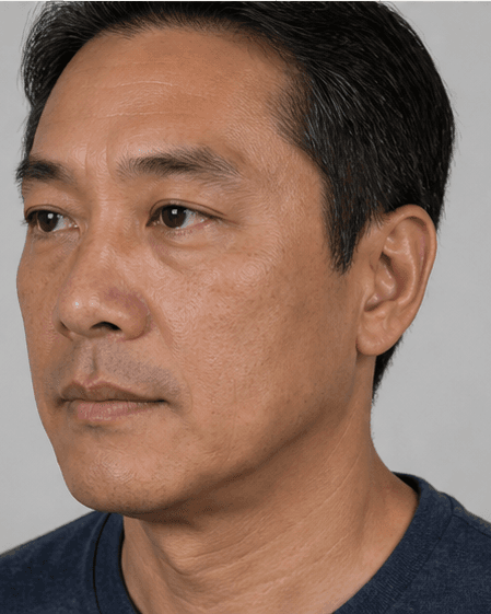 Nasolabial Fold Softening: after