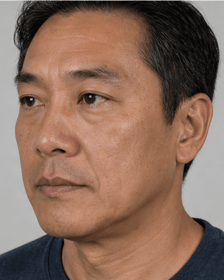 Nasolabial Fold Softening: before