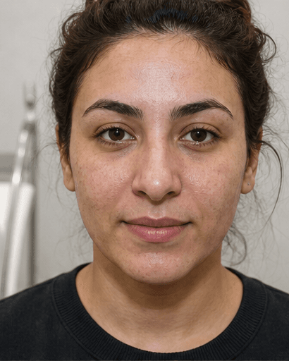 Carbon Laser Peel: before