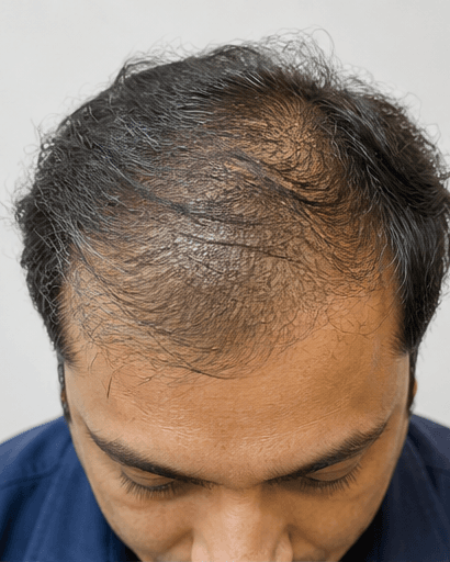 Hair Fall Diagnostics: before