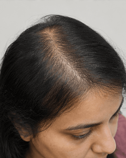 Hair Fall Diagnostics: before