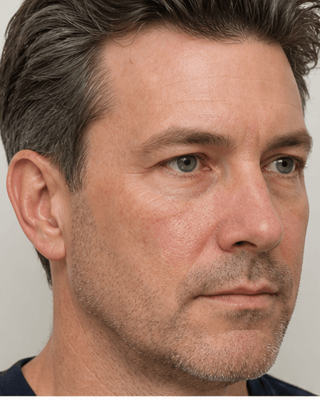 Men's Skin Fundamentals: before