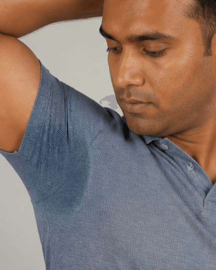 Sweat & Odour Control: before