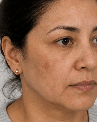 Brightening Peel: before