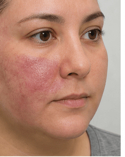 Port Wine Stain Treatment: after