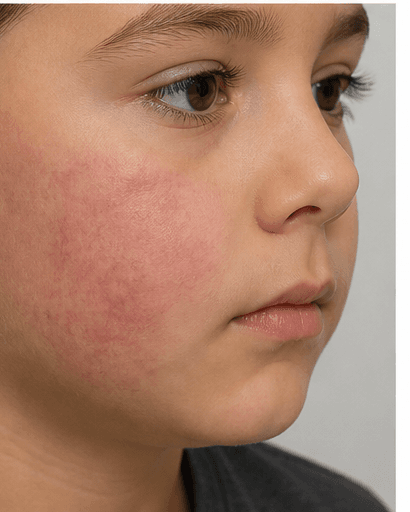 Port Wine Stain Treatment: after