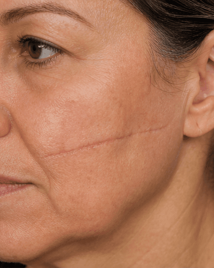 Surgical Scar Revision: before