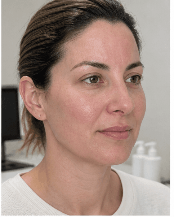 Sensitised Skin Reset: after