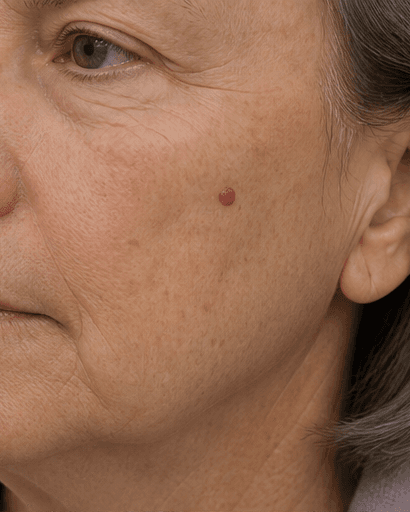 Cherry Angioma Removal: before