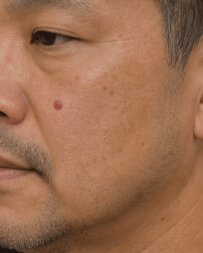 Cherry Angioma Removal: before