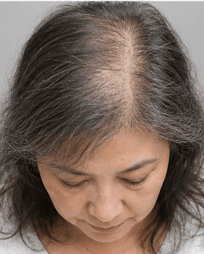 Female Hair Thinning Review: before